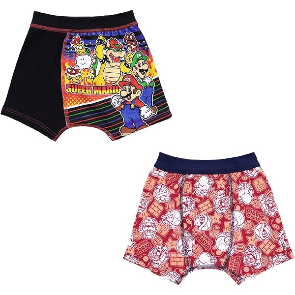 Amazon.co.jp: [バンダイ] スーパーマリオ ボクサーパンツ キッズ 綿